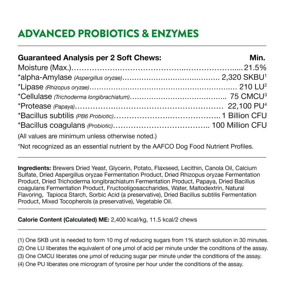 Advanced Probiotics & Enzymes (Dogs, 70 Count) | NaturVet