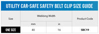 Utility Car-Safe Safety Belt Clip (Blue) | Rogz