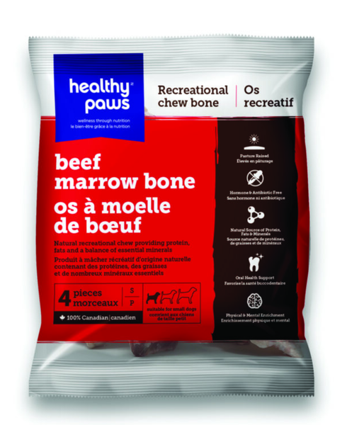 Raw Frozen Beef Marrow Bone (For Small Breed) | Healthy Paws