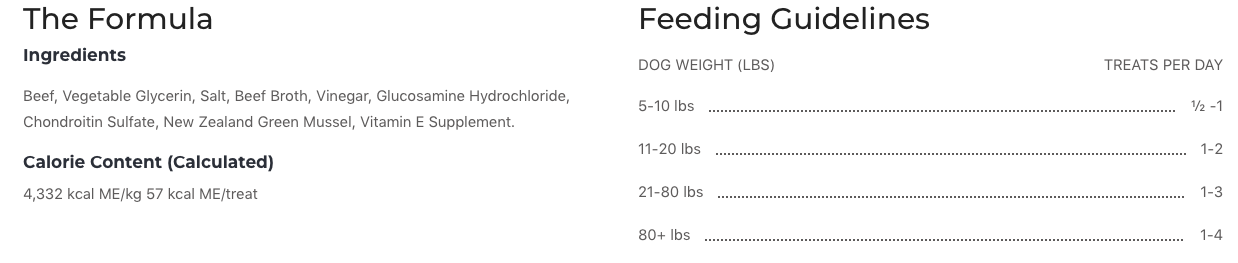 Hip & Joint Treats (Beef Jerky) | Dogswell