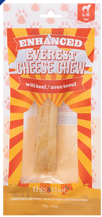 Enhanced Everest Cheese Chew (Large, Beef) | This&That