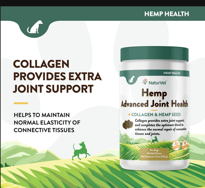 Hemp Advanced Joint Health (60 Count) | NaturVet