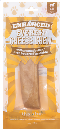 Echanced Everest Cheese Chew (Large, Peanut Butter) | This&That