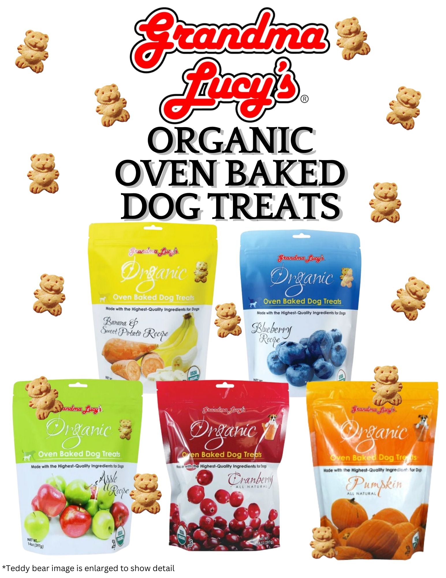 Organic Oven Baked Dog Treats | Grandma Lucy's