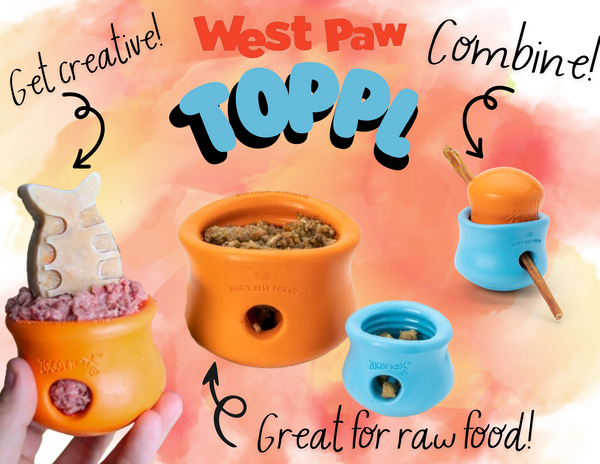 Toppl Treat Toy (Assorted Colours) | West Paw