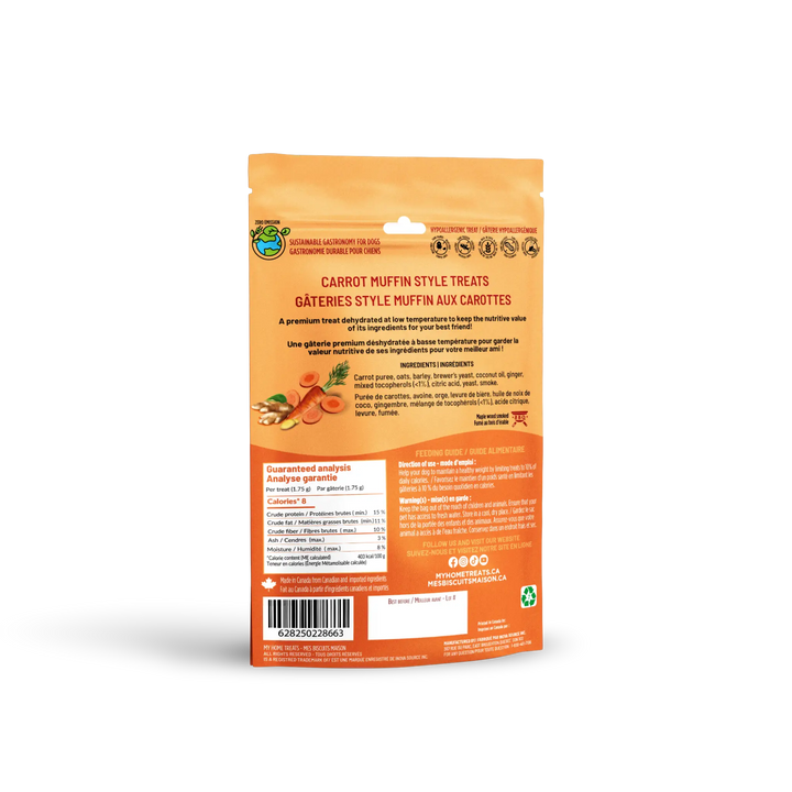 Carrot & Ginger Dog Treats | My Home Treats
