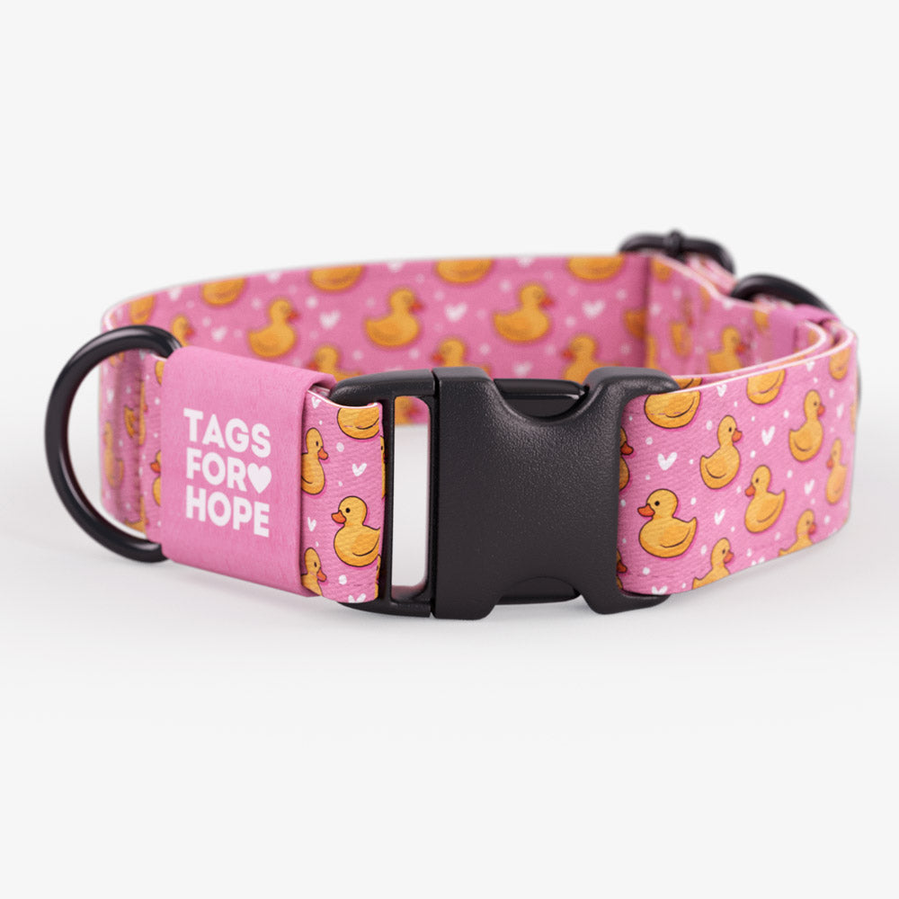 Little Duckies Collar (Pink) | Tags For Hope
