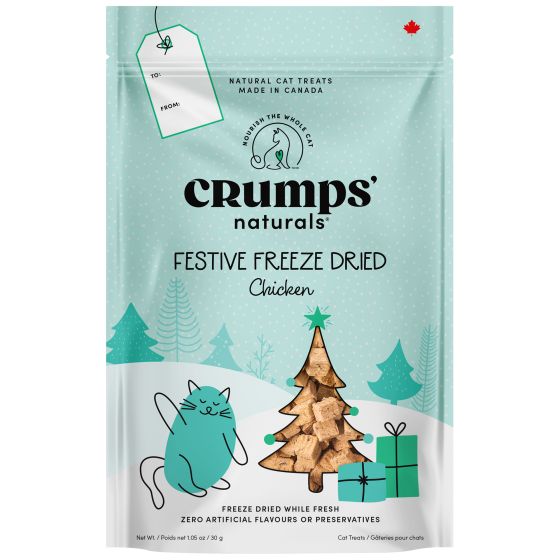 Festive Freeze-Dried Cat Treats (Chicken) | Crumps