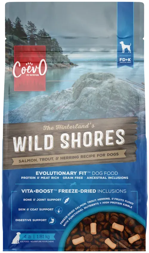 Wild Shores Freeze Dried+Kibble Dog Food | Coevo