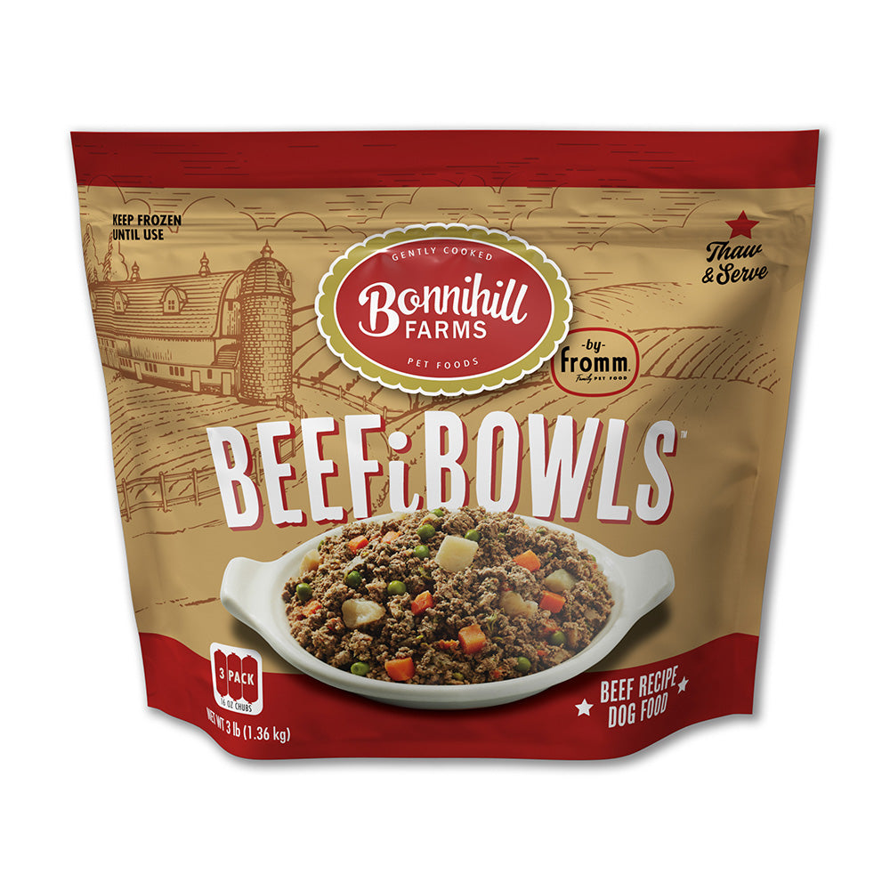 Bonnihill Farms Frozen BeefiBowls (3pk) | Fromm
