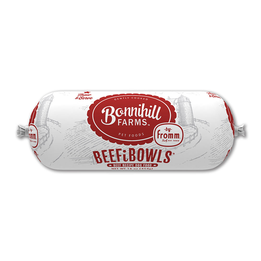 Bonnihill Farms Frozen BeefiBowls (Single Roll) | Fromm