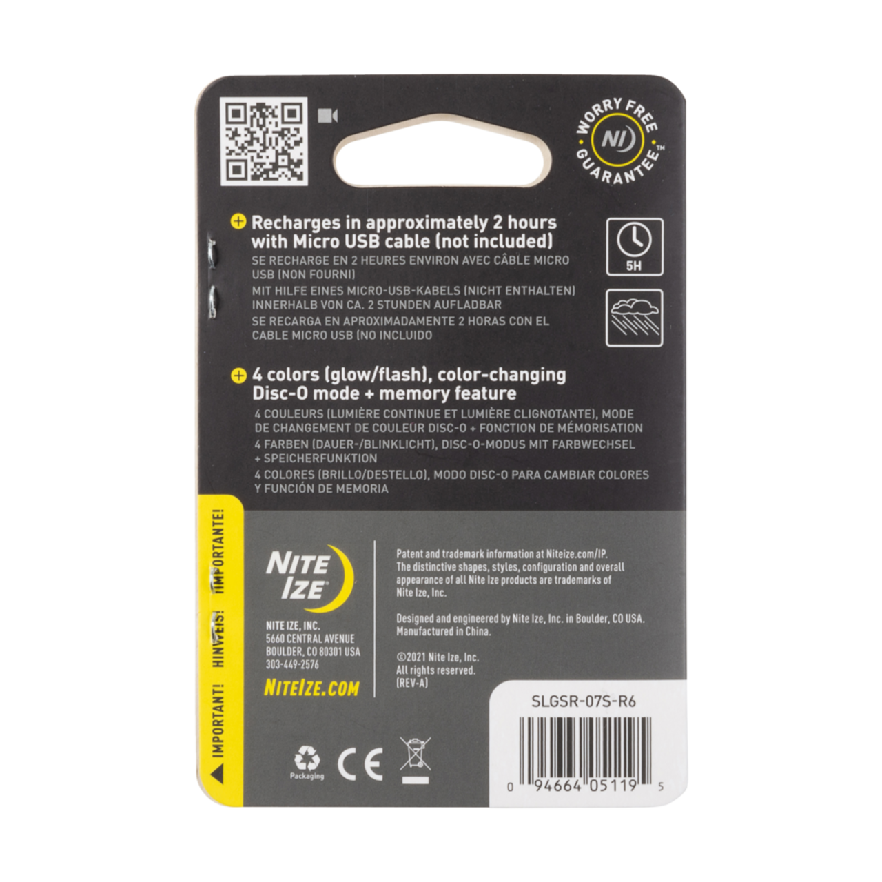 Spot Lit Collar Light (USB Rechargable) | Nite Ize