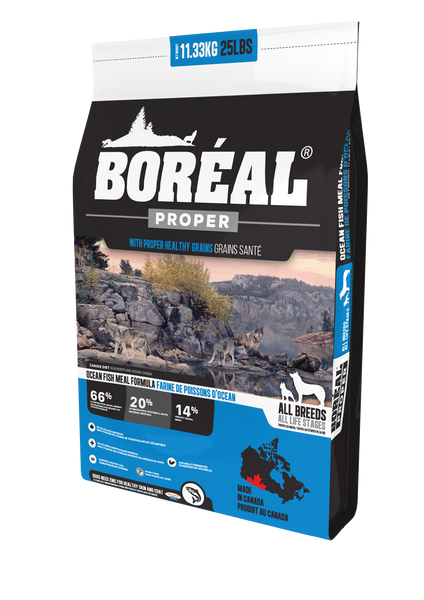 Proper All Breed Oceanfish Meal Formula For Dogs (Low Carb Grains) | BORÉAL