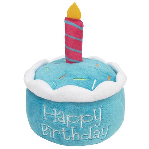 Birthday Cake Dog Toy (Blue) | FouFou Dog