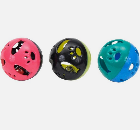 Plastic Ball Cat Toy (Assorted Colours) Turbo Cat Danny's Paw Prints