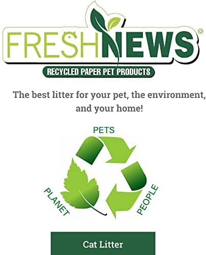 Recycled Paper Cat Litter (25lb) | Fresh News