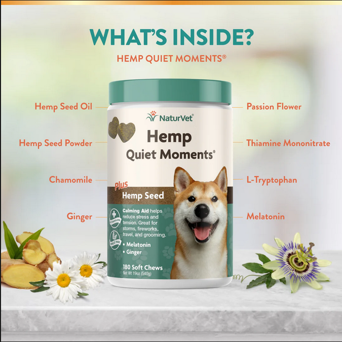 Hemp Quiet Moments (Dogs) | NaturVet