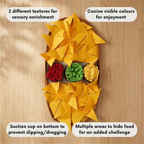 Cheesy Nachos Snuffle Mat | PawzNDogz