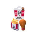 KFC Plush Fries & Drumette Dog Toy (2 Pack) | Spot