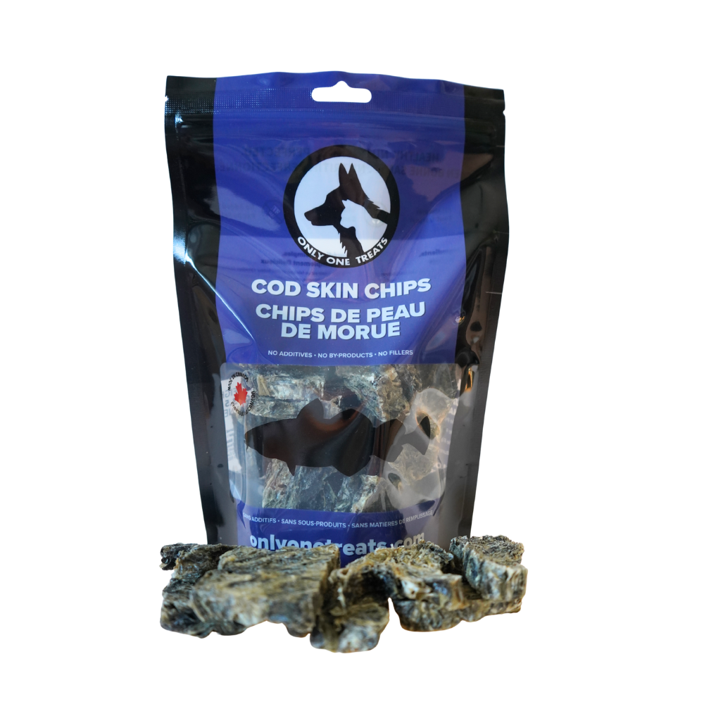 Cod Skin Chips (100g) | Only One Treats