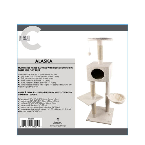 Alaska Multi-Level Cat Tree | Cloe & Cluzo