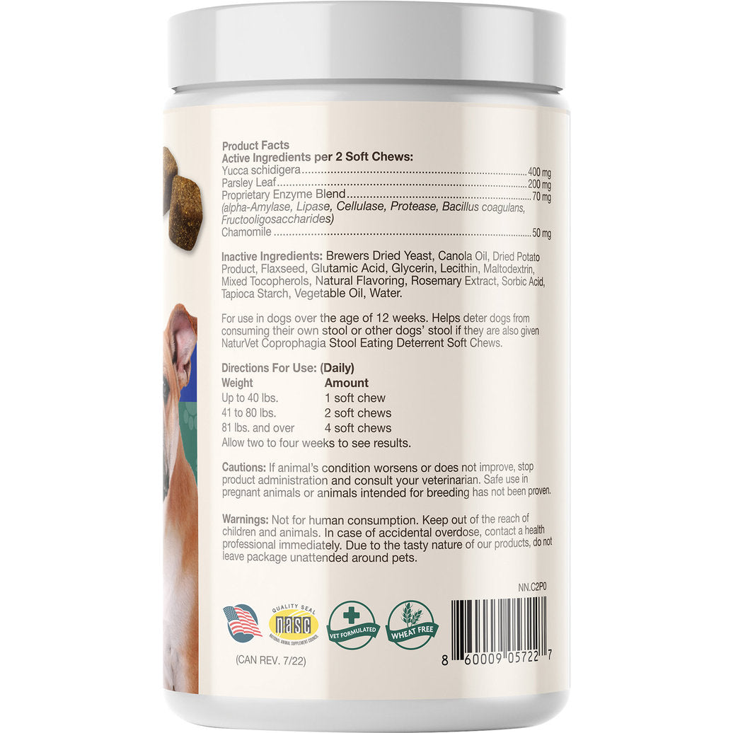 Coprohagia Stool Eating Deterrent + Breath Aid (60ct) | NaturVet
