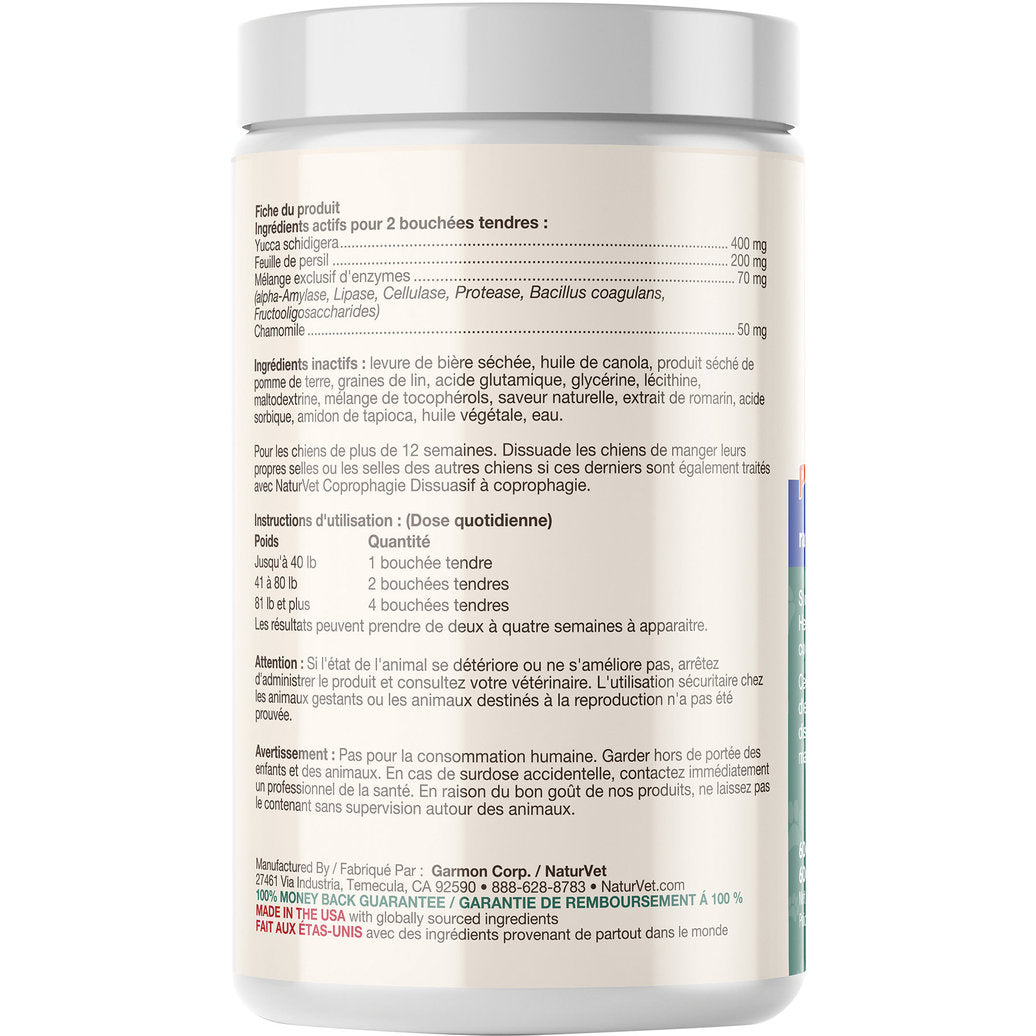 Coprohagia Stool Eating Deterrent + Breath Aid (60ct) | NaturVet