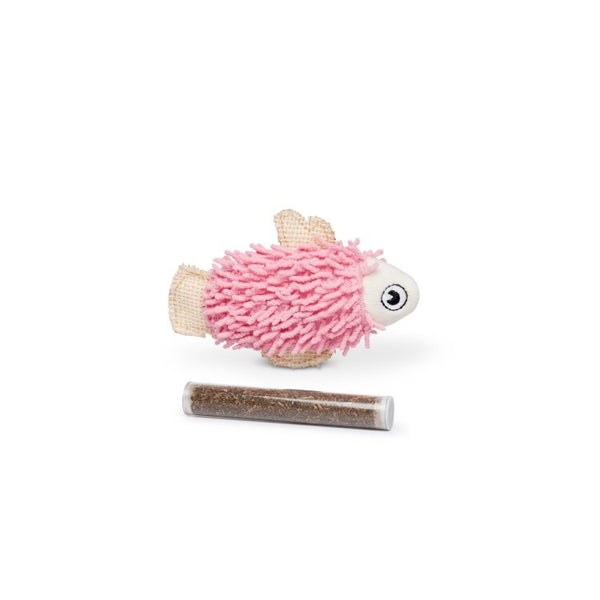 Fish & Catnip Toy (Pink) | Bud'z