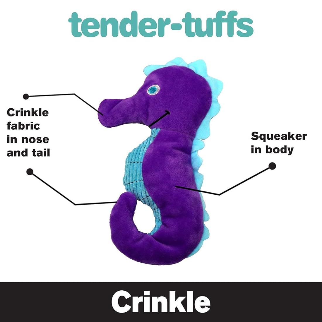 Seahorse Dog Toy | Tender Tuffs