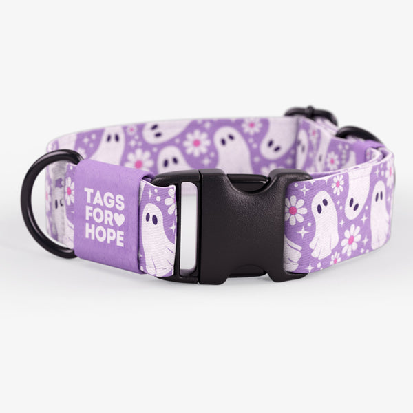 Lilac Ghosties Collar | Tags For Hope