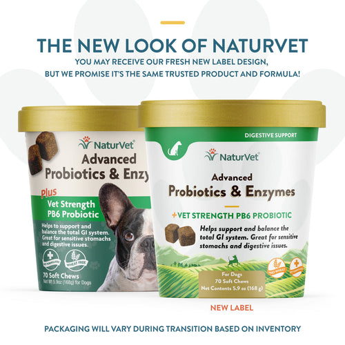 Advanced Probiotics & Enzymes (Dogs, 70 Count) | NaturVet