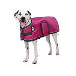 Vail Dog Coat (Fushia & Pine, Small/Medium) | Shedrow K9