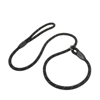 Rope Slip Lead (Black) | Brookbrand Pets