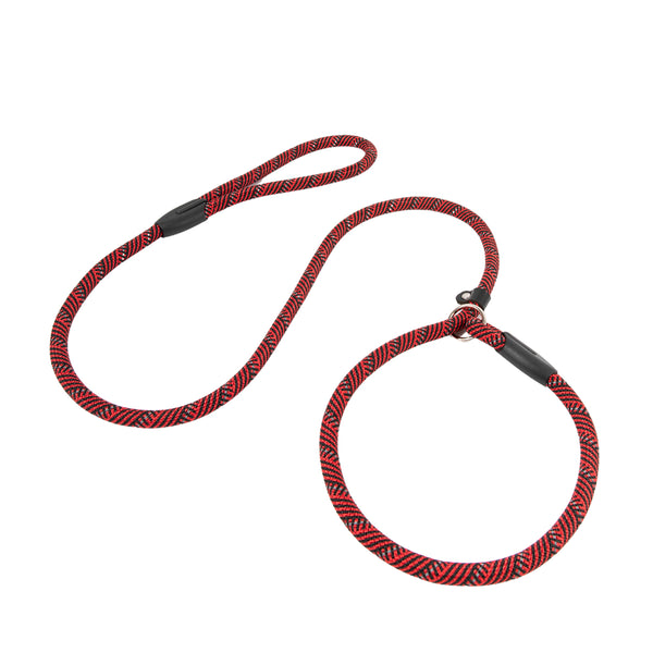 Rope Slip Lead (Red) | Brookbrand Pets