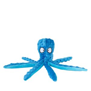 Crunchy Octopus Dog Toy (Assorted Colours) | Brookbrand Pets