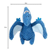 Plush Dragon Dog Toy (Blue) | Brookbrand Pets