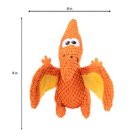 Plush Dragon Dog Toy (Orange) | Brookbrand Pets