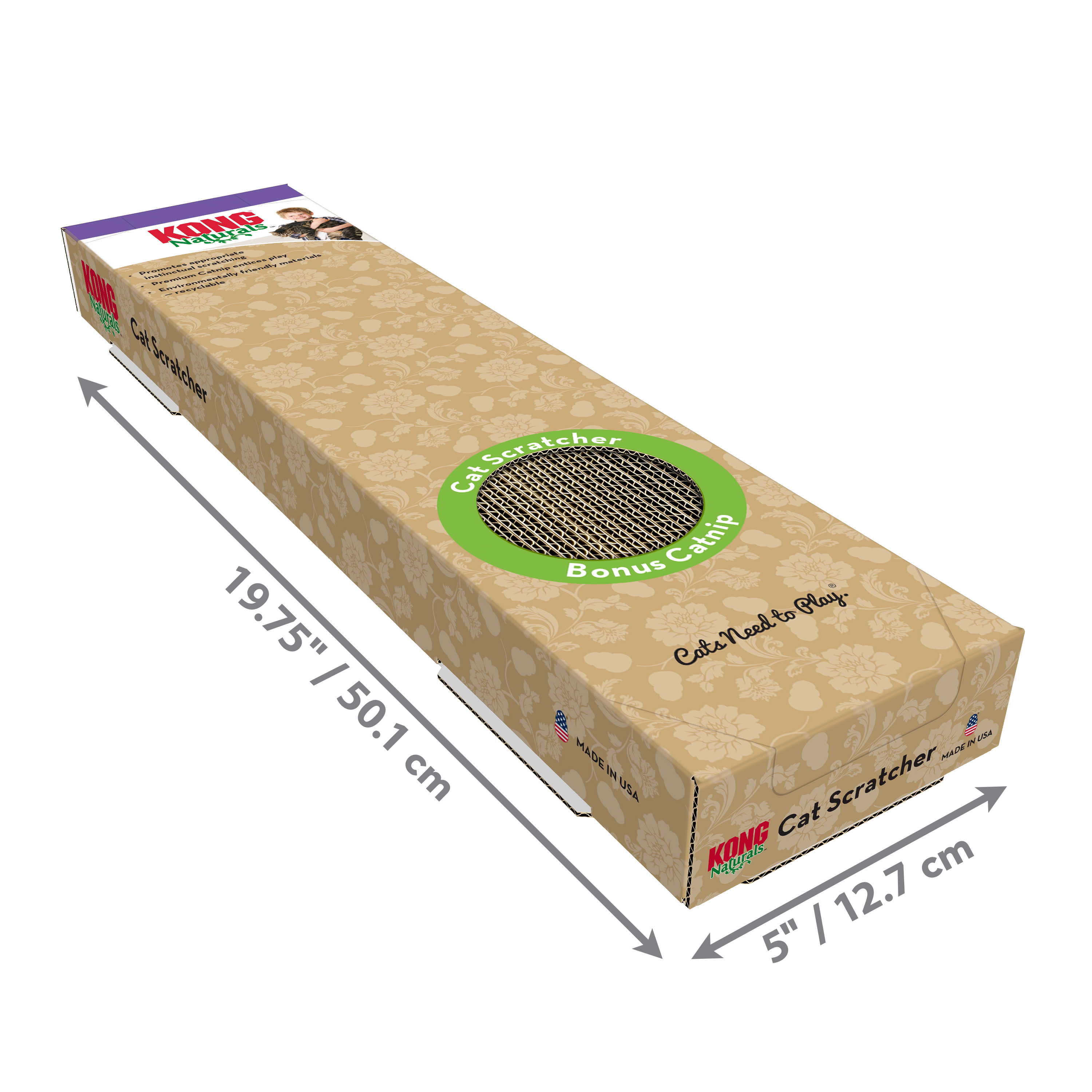 Naturals Cat Scratcher (Single) | KONG