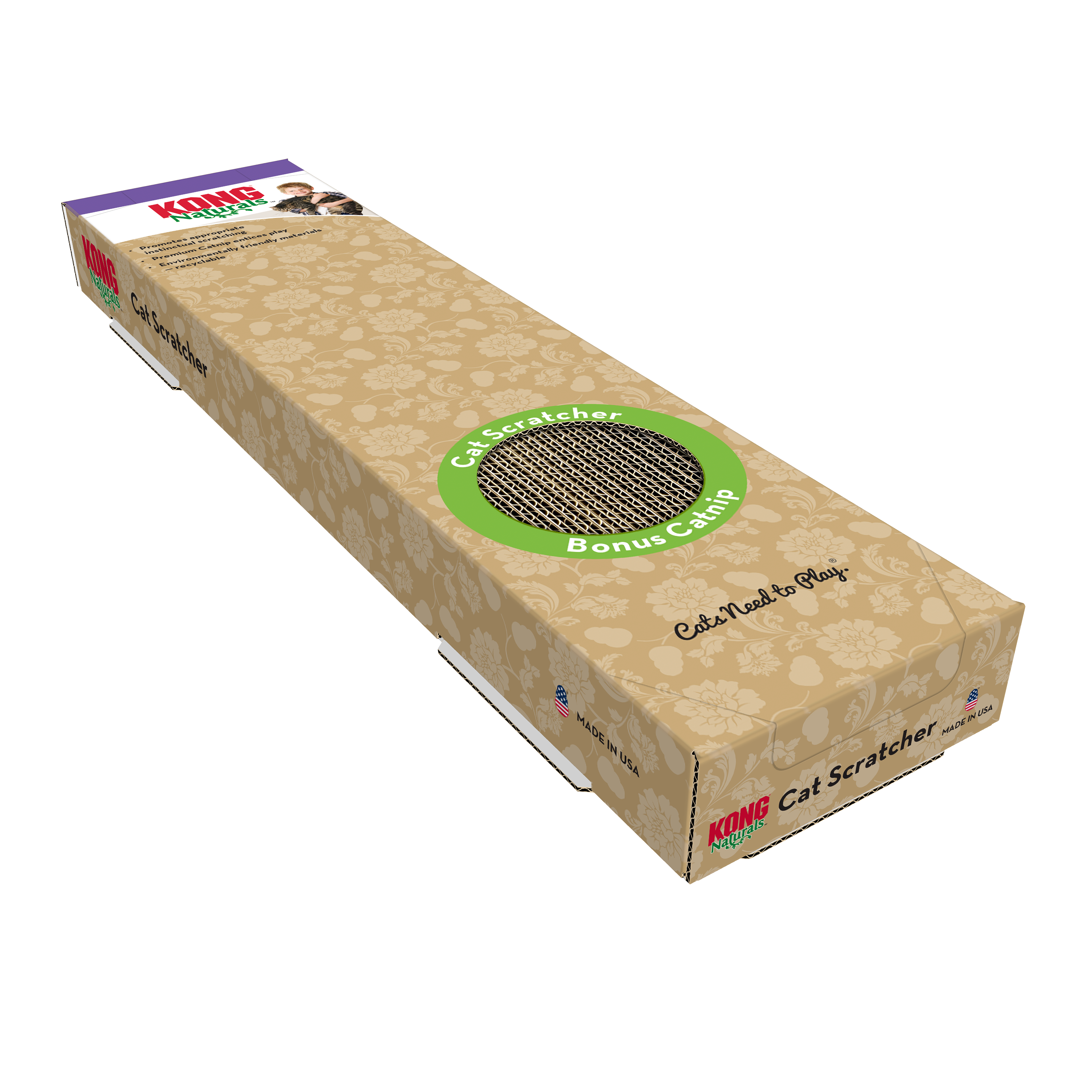 Naturals Cat Scratcher (Single) | KONG