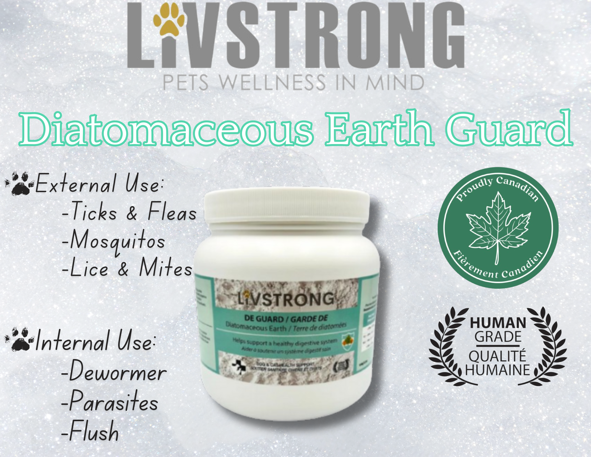 Diatomaceous Earth Guard (150g) | Blends For Life