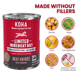 Limited Ingredient Diet Beef Entrée (Dog Food) | KOHA