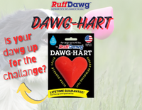 Indestructible Rubber Dawg-Hart (Regular, Red) | Ruff Dawg