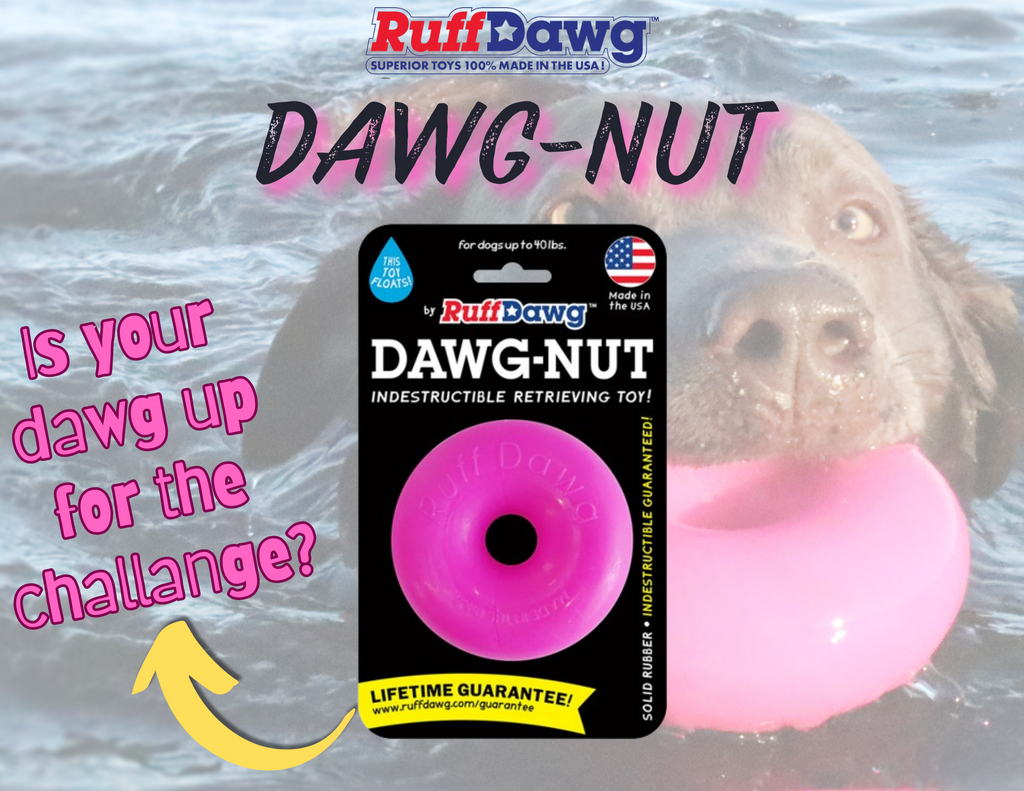 Indestructible Rubber Dawg-Nut (Assorted Colours) | Ruff Dawg