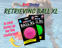 Indestructible Rubber Ball (Assorted Colours, XL) | Ruff Dawg