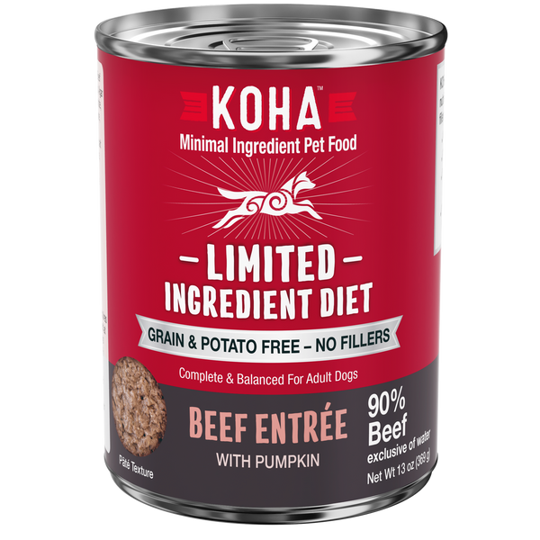 Limited Ingredient Diet Beef Entrée (Dog Food) | KOHA