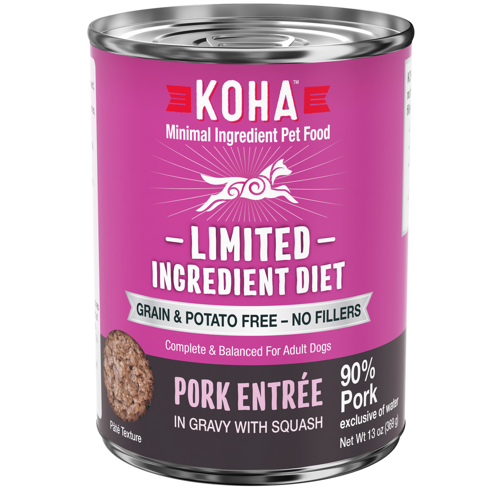 Limited Ingredient Diet Pork Entrée (Dog Food) | KOHA