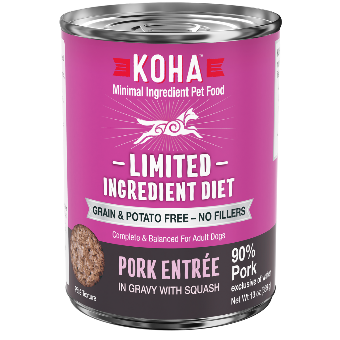 Limited Ingredient Diet Pork Entrée (Dog Food) | KOHA