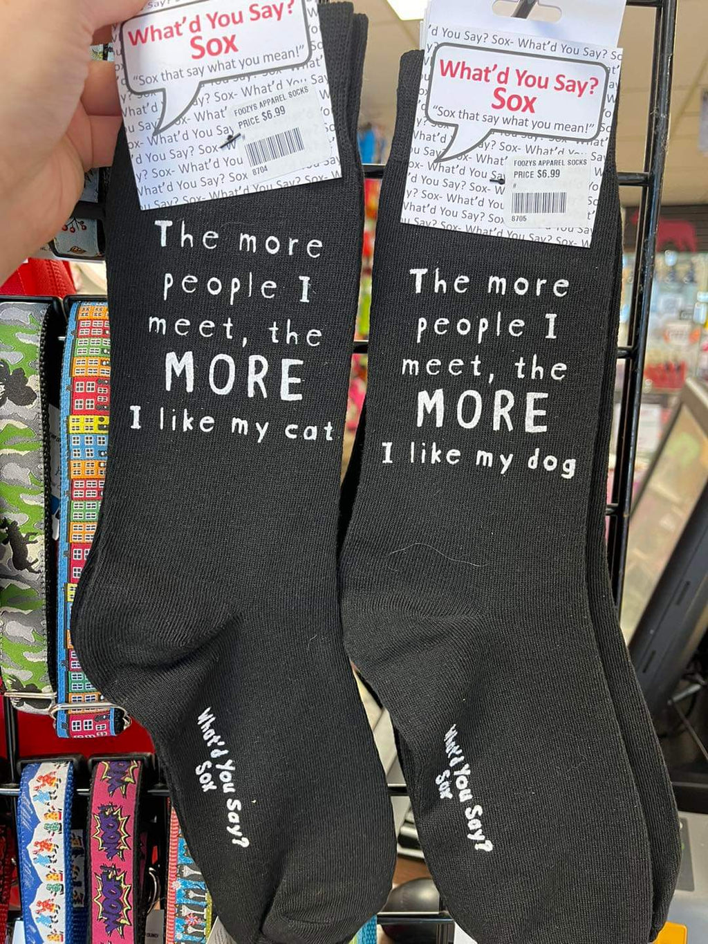 Human Socks (I Like My Cat) | Foozys