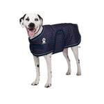 Glacier Dog Coat (Navy Plaid) | Shedrow K9