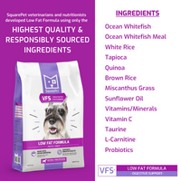 Veterinarian Formulated Dog Food (Low Fat) | Square Pet